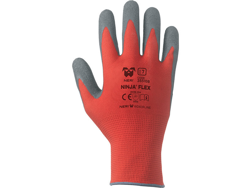 guantes-de-protección-de-nailon-látex-1